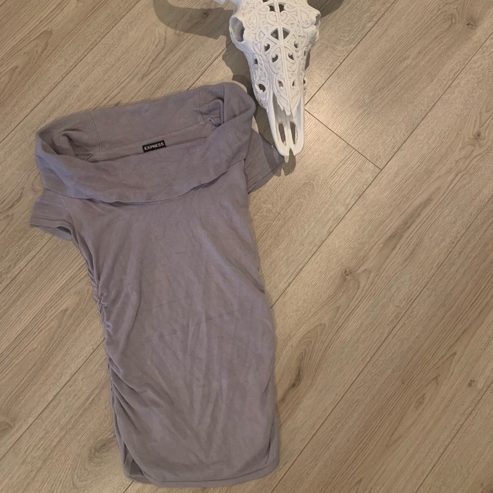 Grey/light purple color tank top sweater! Perfect for work!